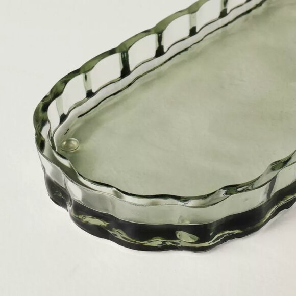 Fluted Glass Bathroom Tray Light Green - Hearth & Hand™ with Magnolia NWT - Picture 2 of 4